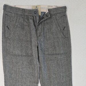 Replay Work Wear Manufacturing Co. Herringbone Wool-Blend Pants – Men’s Size 33